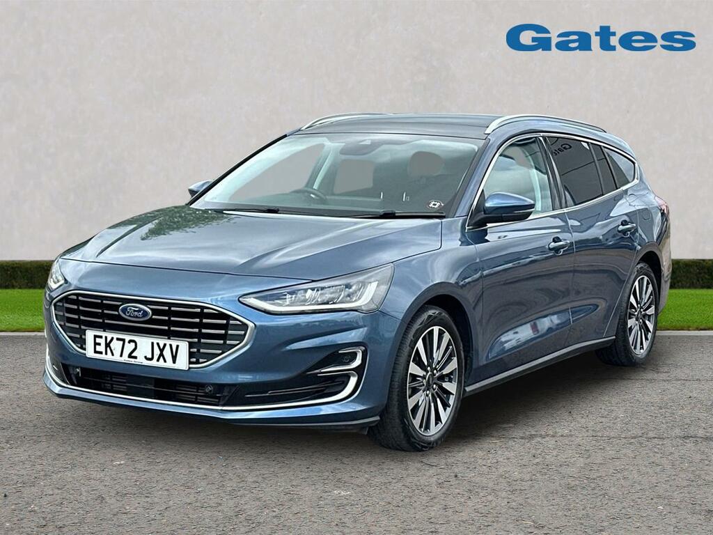 Ford Focus Estate Titanium Vignale 1.0 Mhev 125Ps EK72JXV Blue #3