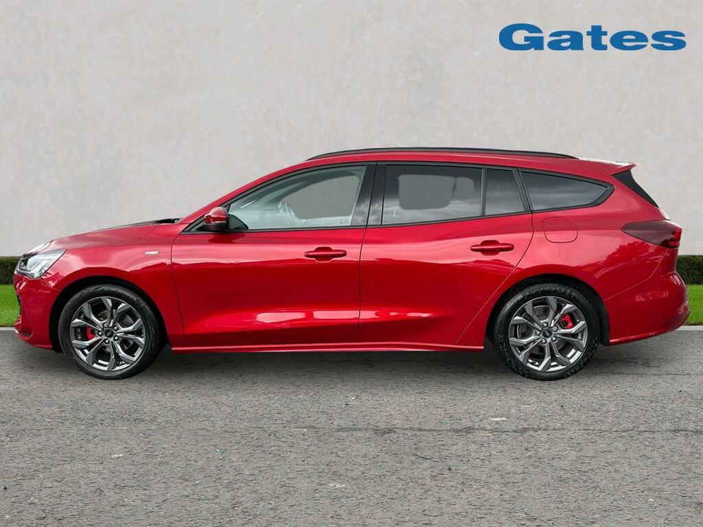 Ford Focus Estate St-line 1.0 Mhev 155Ps EK75KYU Red #4