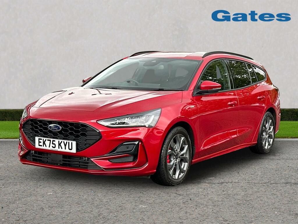 Ford Focus Estate St-line 1.0 Mhev 155Ps EK75KYU Red #3