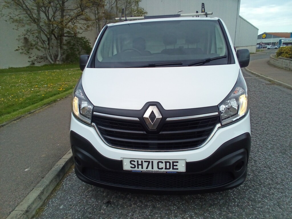 Renault Trafic Panel Van Sl28 Energy 2.0 Dci 120 Business My19 2 SH71CDE White #2