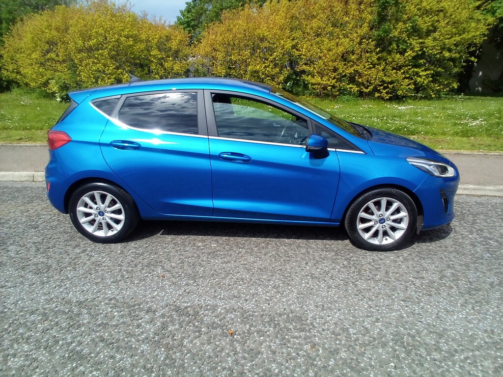 Ford Fiesta Hatchback 1.0 T Eco Titanium 201969 SR69KHG Blue #4