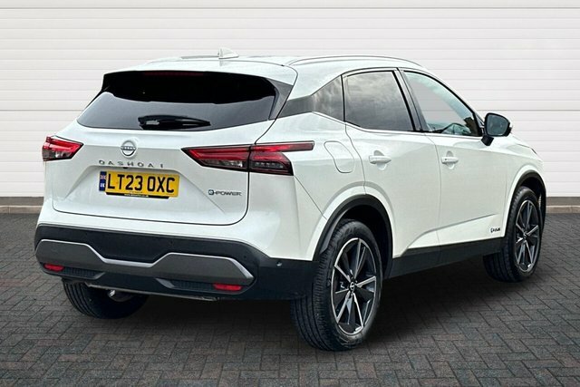 Nissan Qashqai H E-power Tekna Suv LT23OXC White #3