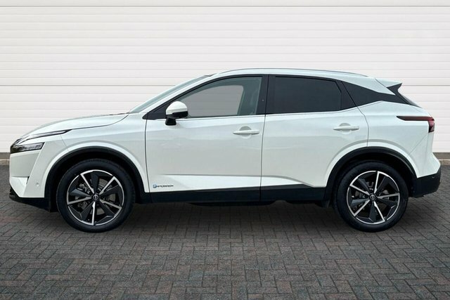 Nissan Qashqai H E-power Tekna Suv LT23OXC White #6