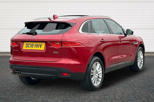 Jaguar F-Pace D180 Portfolio Suv DC18HHV Red #3