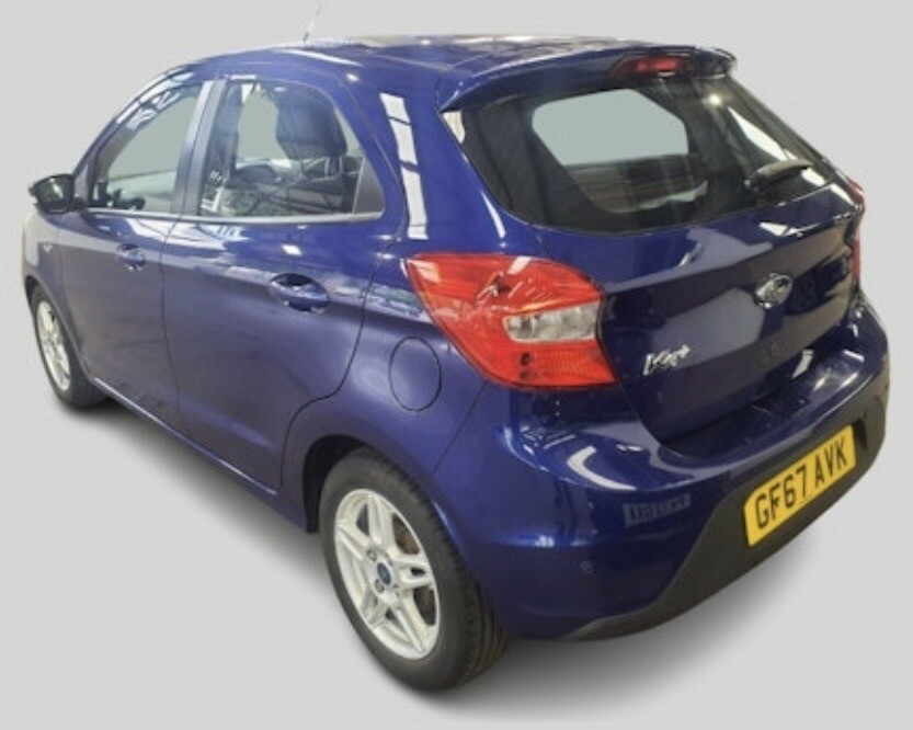 Ford KA+ Hatchback 1.2 Ti-vct Zetec Hatchback Ma GF67AVK Blue #4