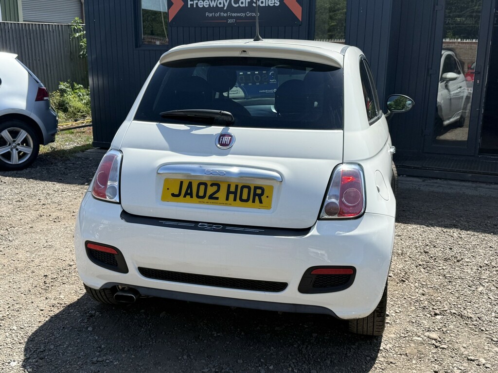 Fiat 500 Hatchback 1.2 S Hatchback Euro 6 JA02HOR White #5