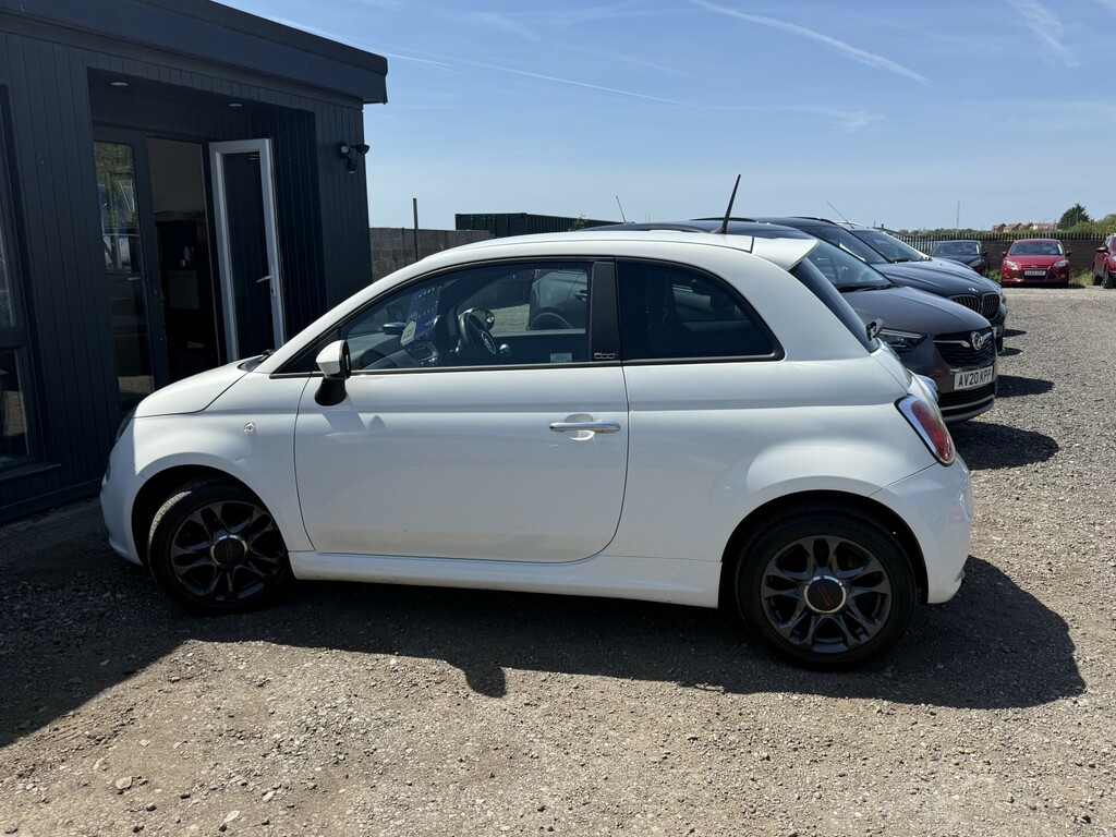 Fiat 500 Hatchback 1.2 S Hatchback Euro 6 JA02HOR White #2