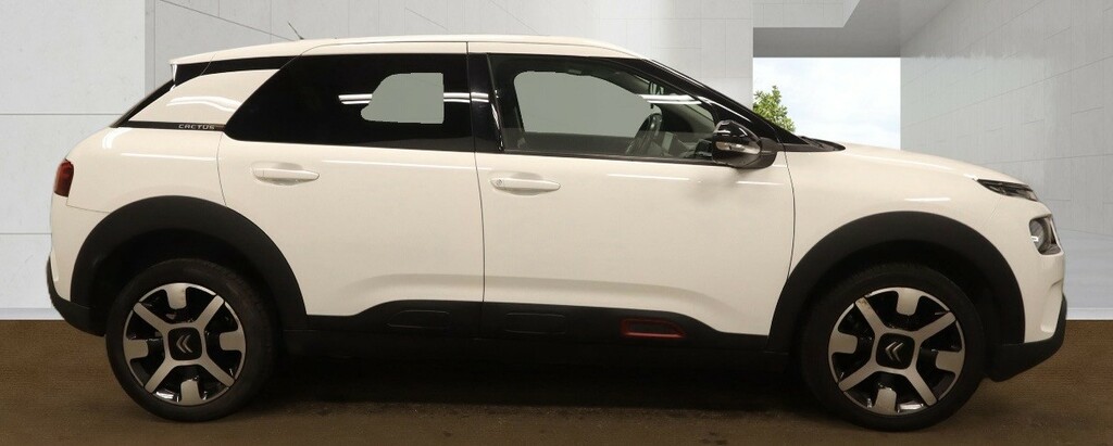 Citroen C4 Cactus Hatchback 1.2 Puretech Gpf Flair Hatchback Pet GL68FJO White #5