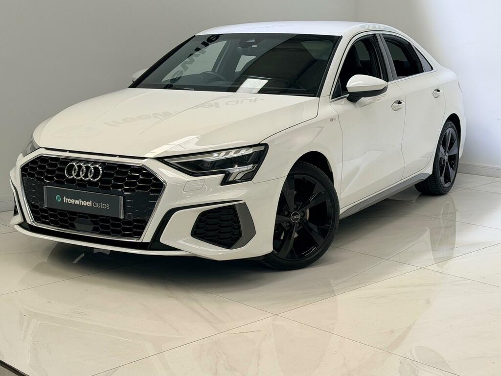 Audi A3 1.5 Tfsi 35 S Line S Tronic Euro 6 Ss ML23XLD White #3