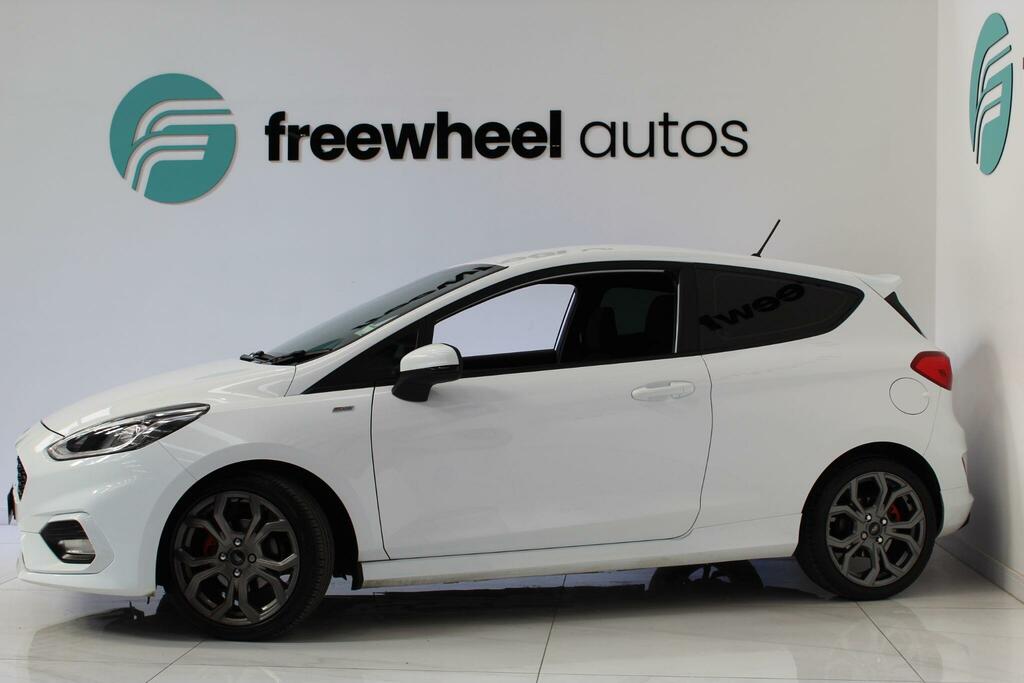 Ford Fiesta 1.0T Ecoboost St-line Euro 6 Ss WG18BWL White #2