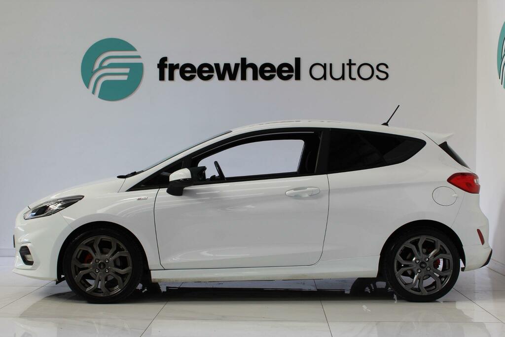 Ford Fiesta 1.0T Ecoboost St-line Euro 6 Ss WG18BWL White #4