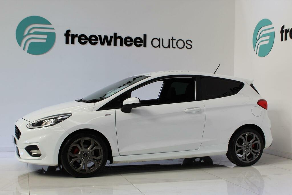 Ford Fiesta 1.0T Ecoboost St-line Euro 6 Ss WG18BWL White #5