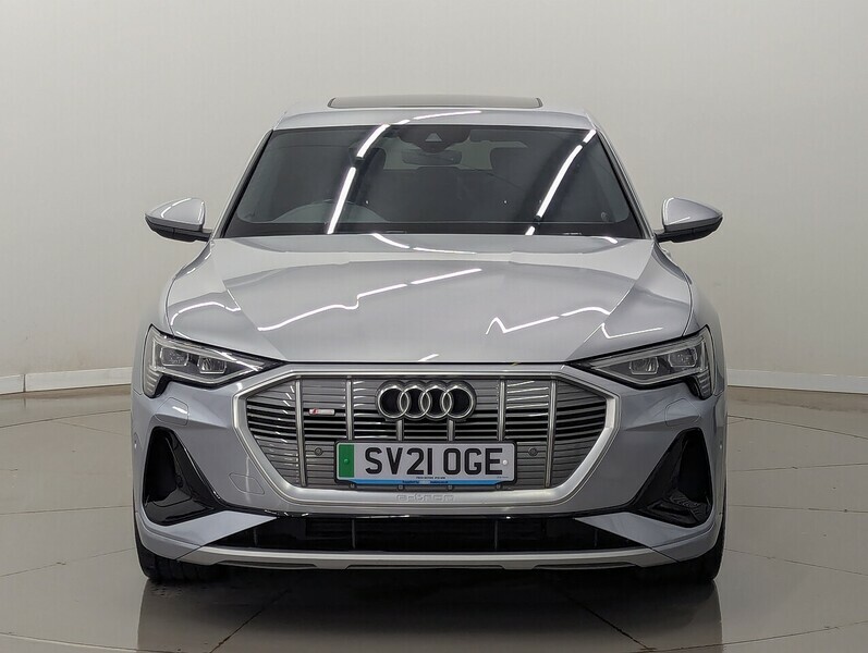 Audi E-Tron S S Line Silver #5