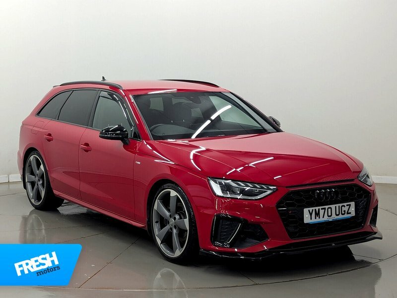 Audi A4 Avant Tfsi Black Edition Red