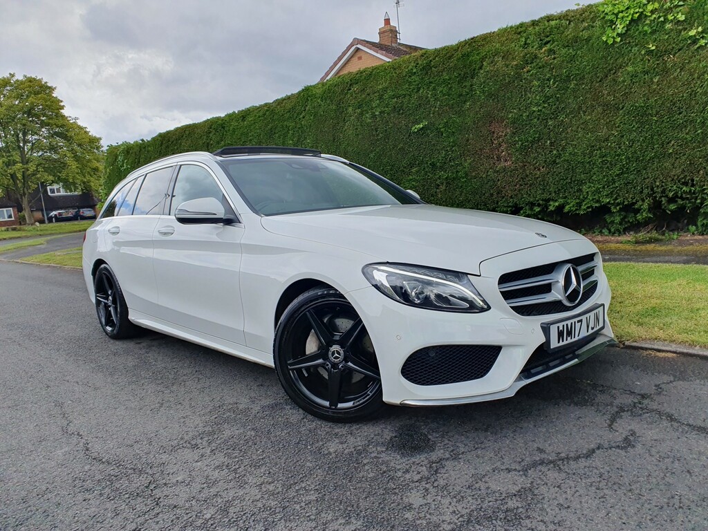 Mercedes-Benz C Class 2.1 C220d Amg Line 2017 White