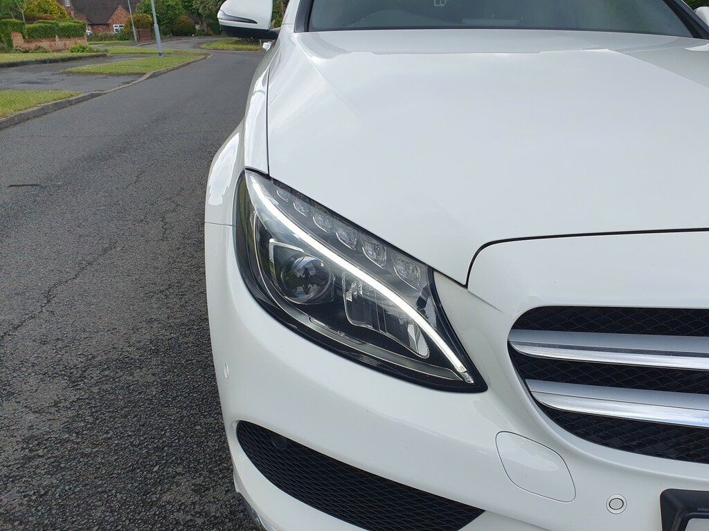 Mercedes-Benz C Class 2.1 C220d Amg Line 2017 WM17VJN White #6