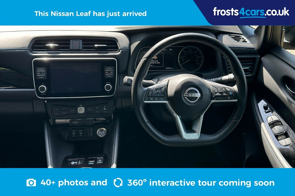 Nissan Leaf 160Kw E Tekna 59Kwh RV23DXL Black #3