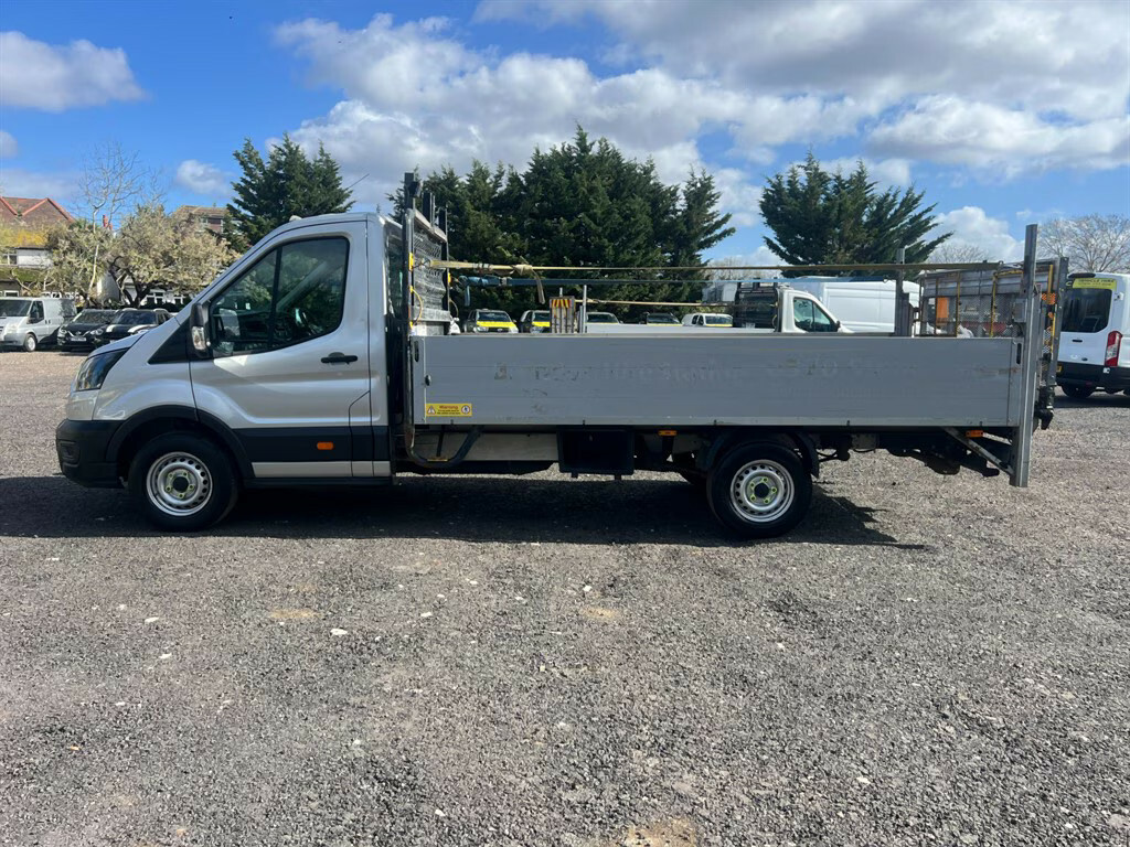 Ford Transit Custom 350 Leader Dropside Ecoblue Dropside WV21RKZ Silver #2