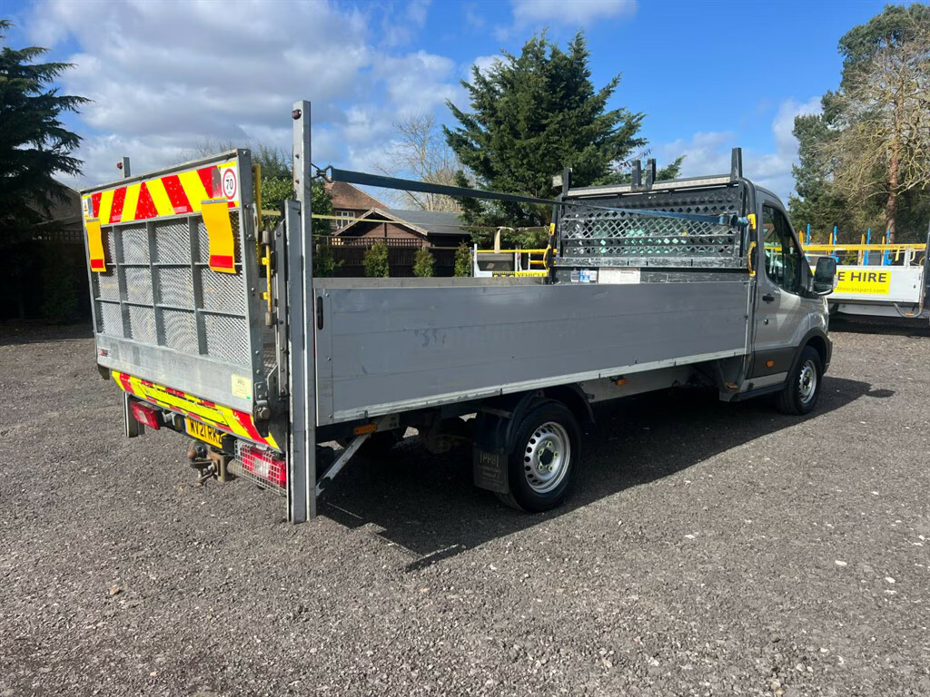 Ford Transit Custom 350 Leader Dropside Ecoblue Dropside WV21RKZ Silver #3