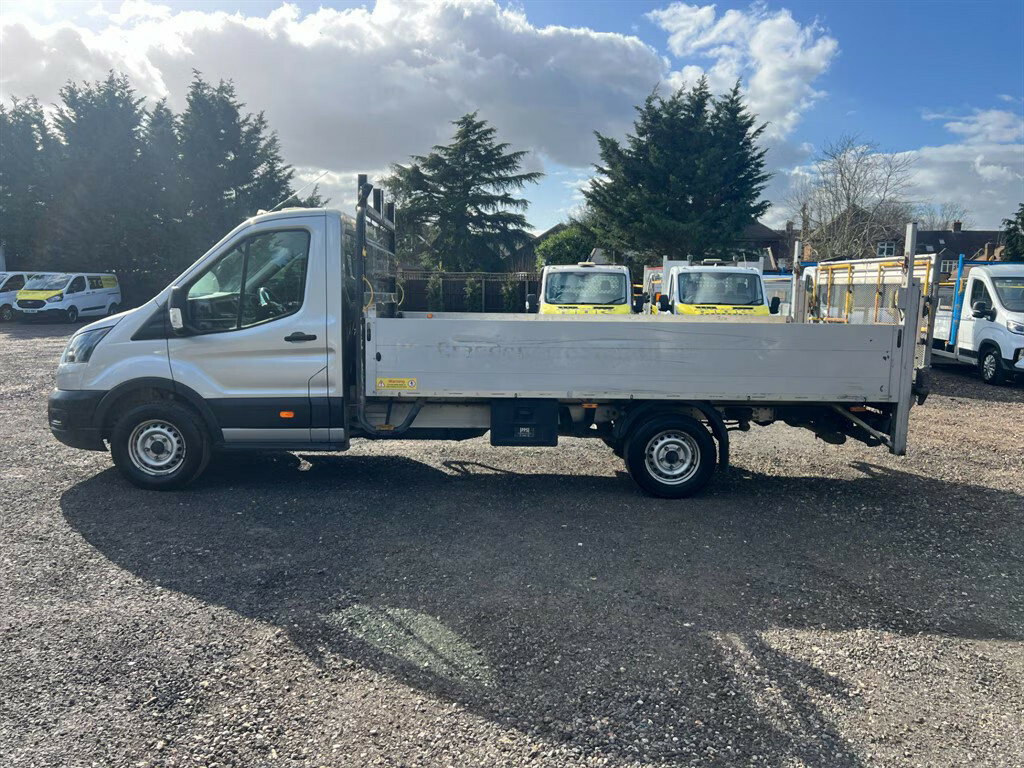 Ford Transit Custom 350 Leader Dropside Ecoblue Dropside WV21RNF Silver #6