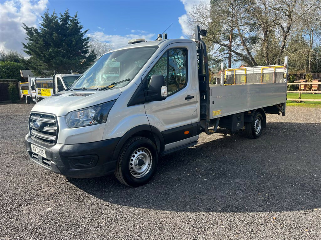 Ford Transit Custom 350 Leader Dropside Ecoblue Dropside WV21RNF Silver #3