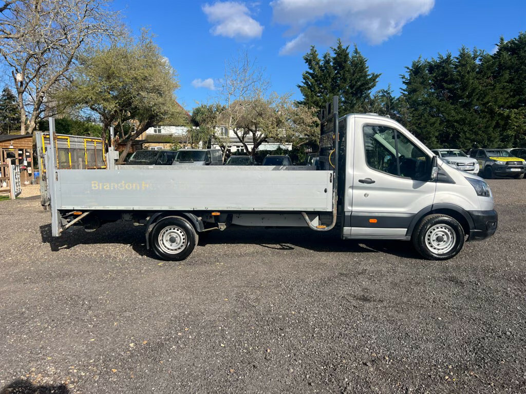 Ford Transit Custom 350 Leader Dropside Ecoblue Dropside WV21RNF Silver