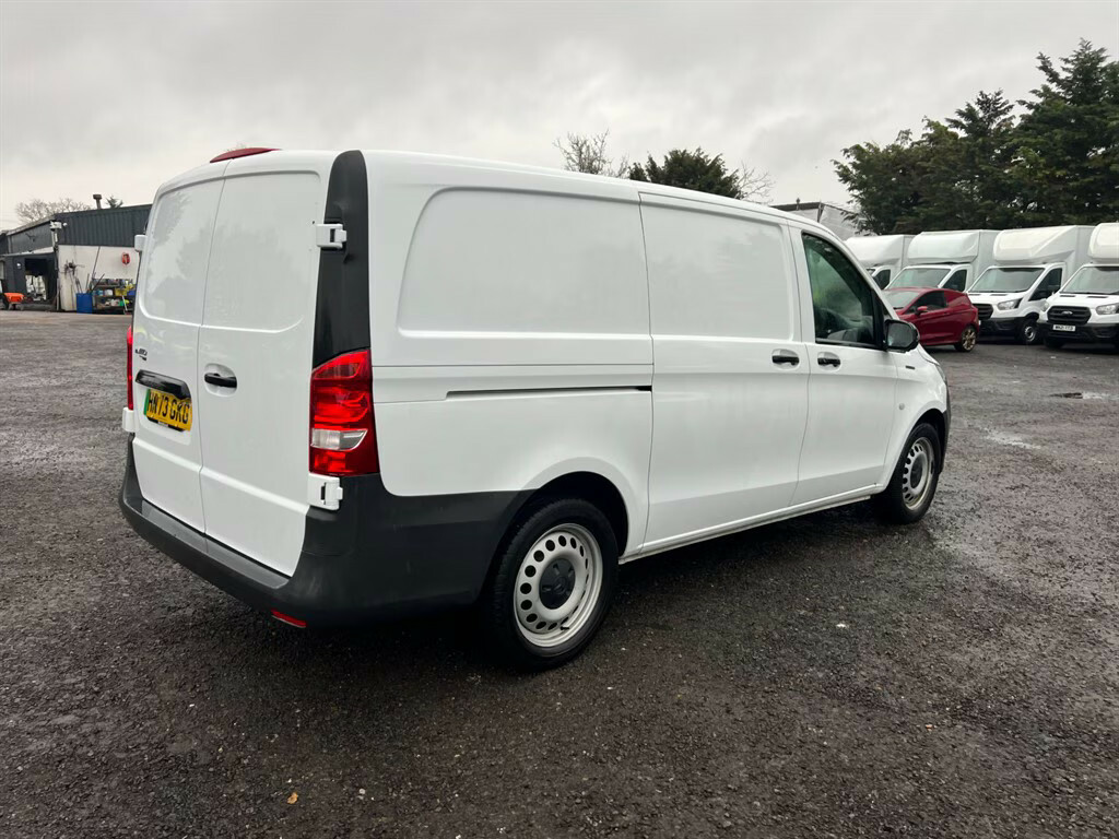 Mercedes-Benz eVito 66 Progressive L2 Panel Van White #6