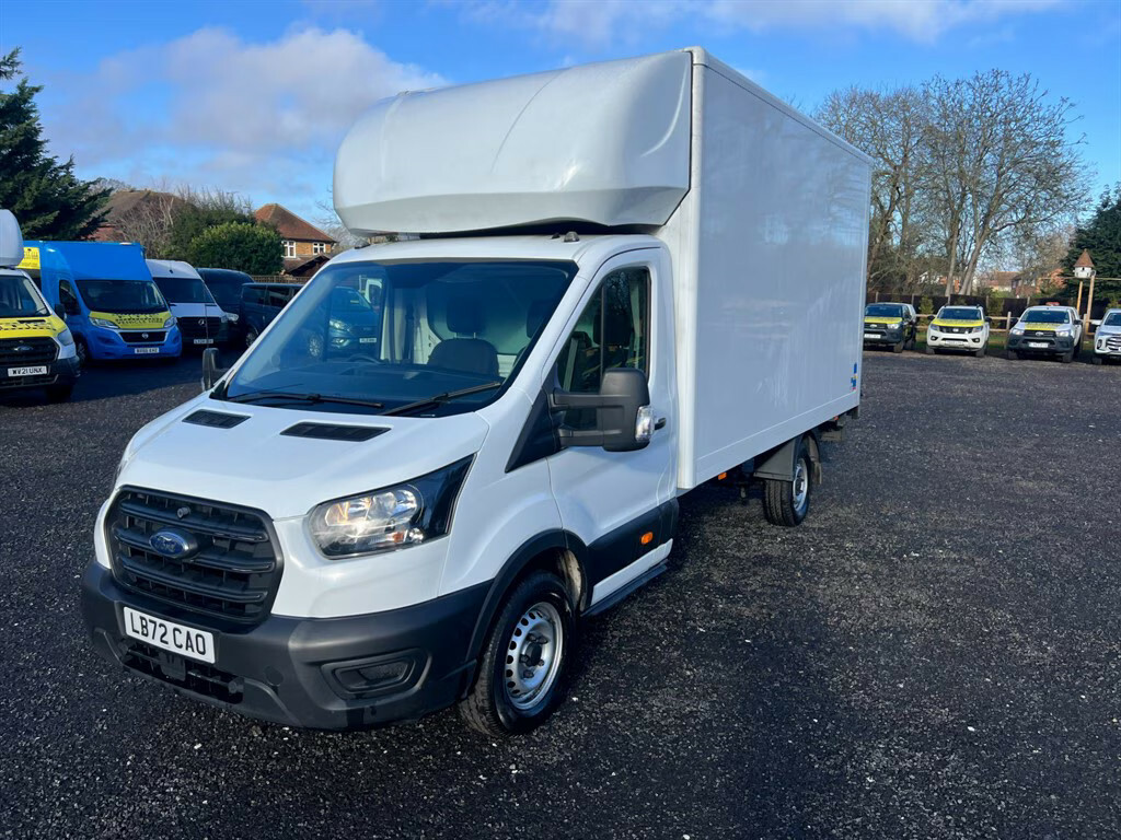 Ford Transit Custom 350 Leader Luton Ecoblue Luton Van LB72CAO White #5