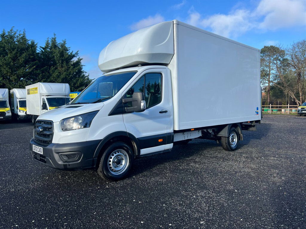 Ford Transit Custom 350 Leader Luton Ecoblue Luton Van LB72CAO White #3