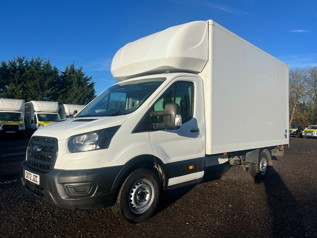 Ford Transit Custom 350 Leader Luton Ecoblue Luton Van CK72JZC White #3