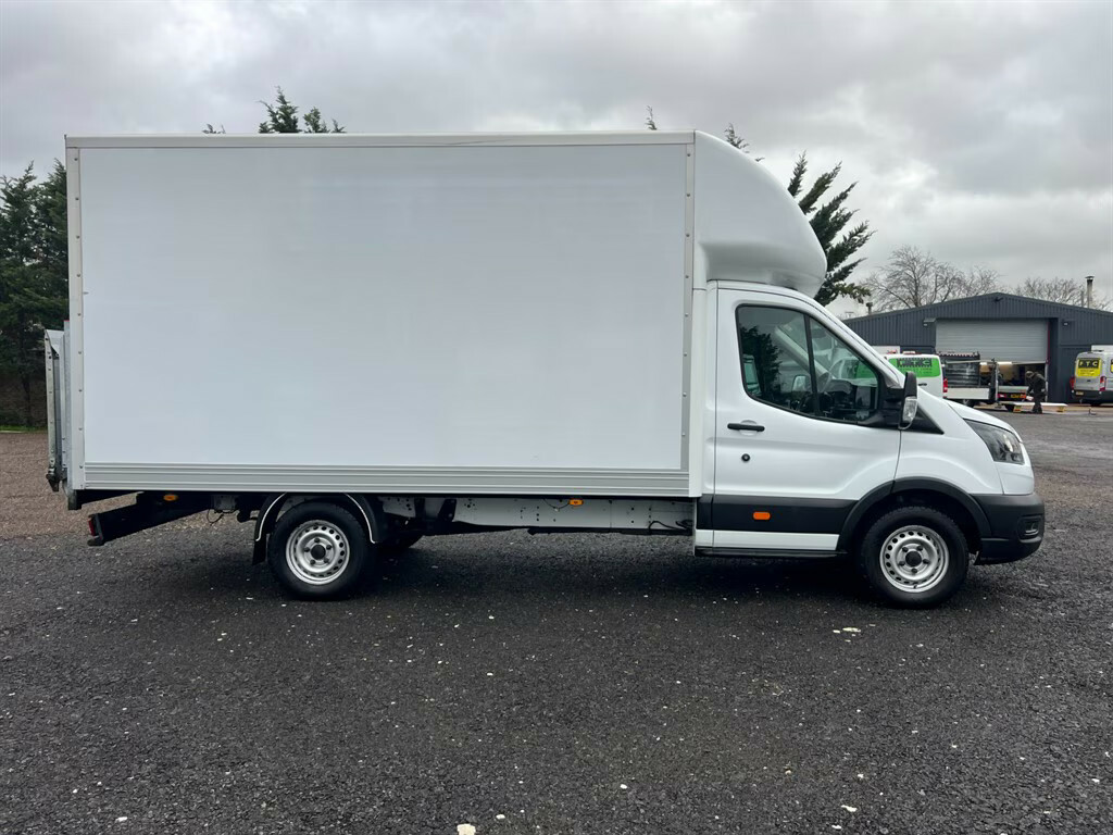 Ford Transit Custom 350 Leader Luton Ecoblue Luton Van WN71KEJ White #2