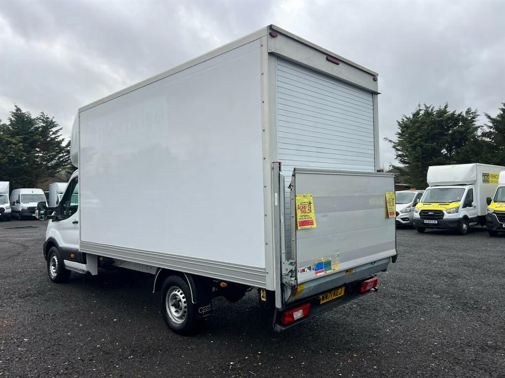 Ford Transit Custom 350 Leader Luton Ecoblue Luton Van WN71KEJ White #5