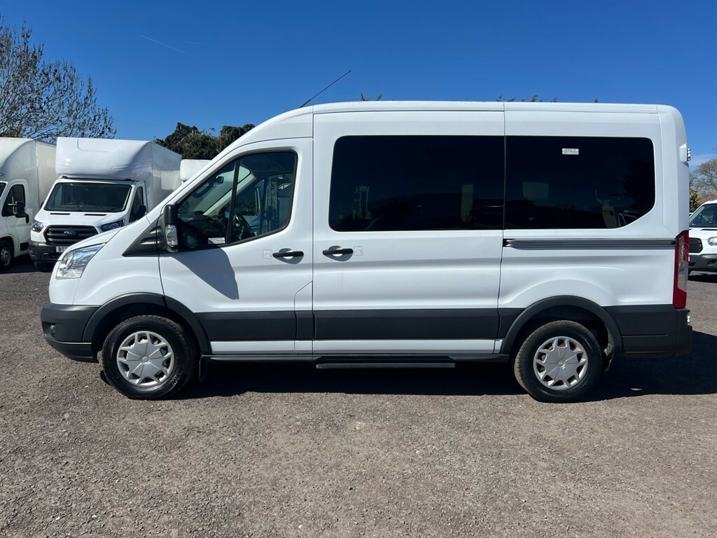 Ford Transit Custom 350 Trend Bus 9 12 Str Minibus White #2