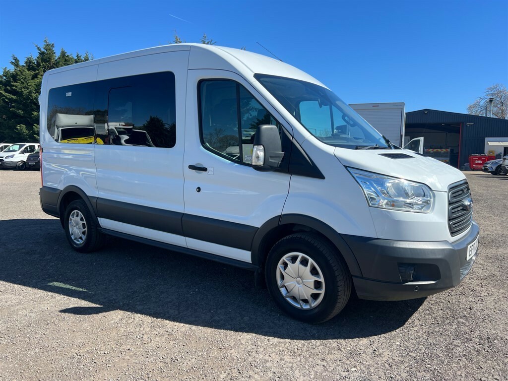Ford Transit Custom 350 Trend Bus 9 12 Str Minibus White #5