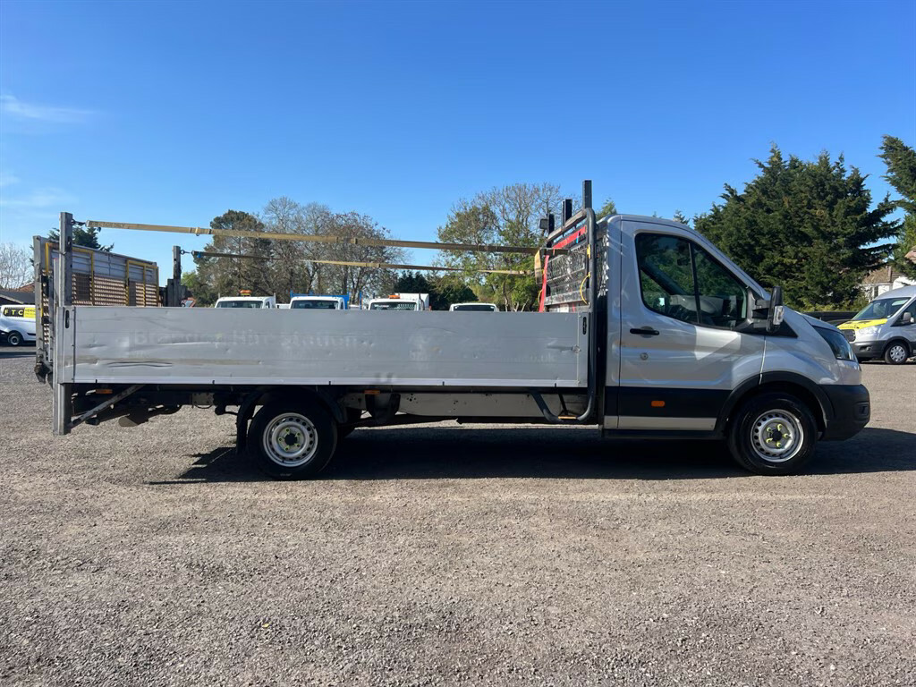 Ford Transit Custom 350 Leader Dropside Ecoblue With Tail Lift Dropsid WV21RHZ Silver #6