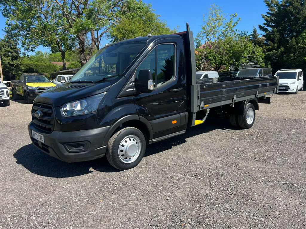 Ford Transit Custom 350 Leader Dropside Ecoblue Dropside Black