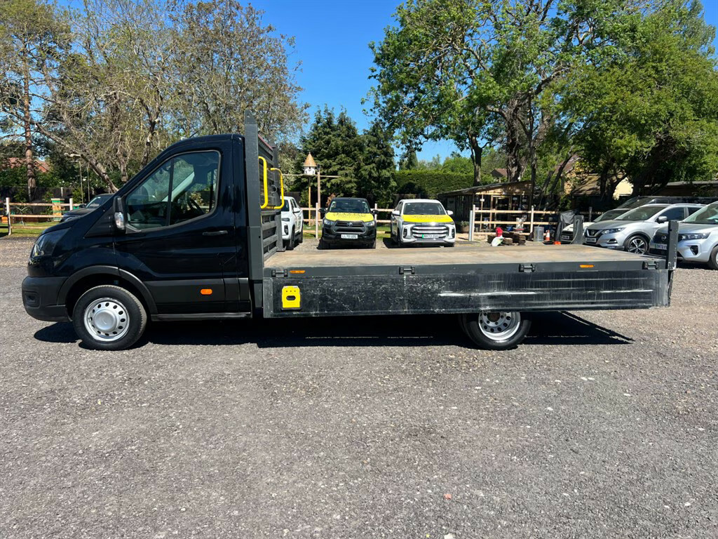 Ford Transit Custom 350 Leader Dropside Ecoblue Dropside WV72TWE Black #3