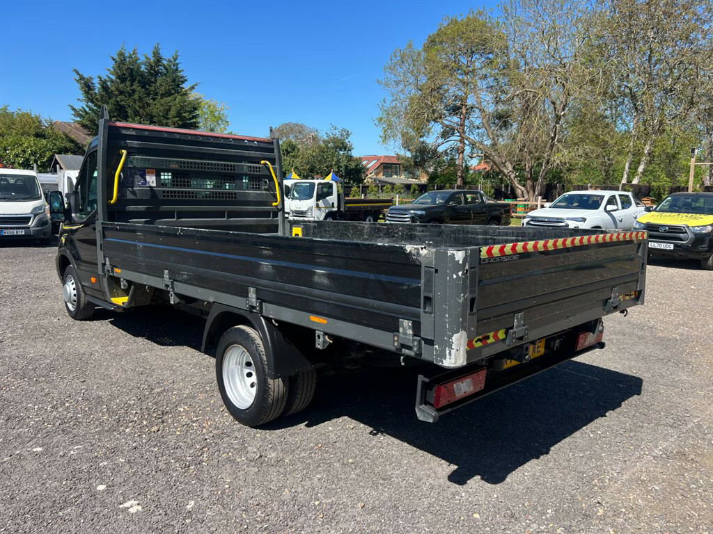 Ford Transit Custom 350 Leader Dropside Ecoblue Dropside WV72TWE Black #5