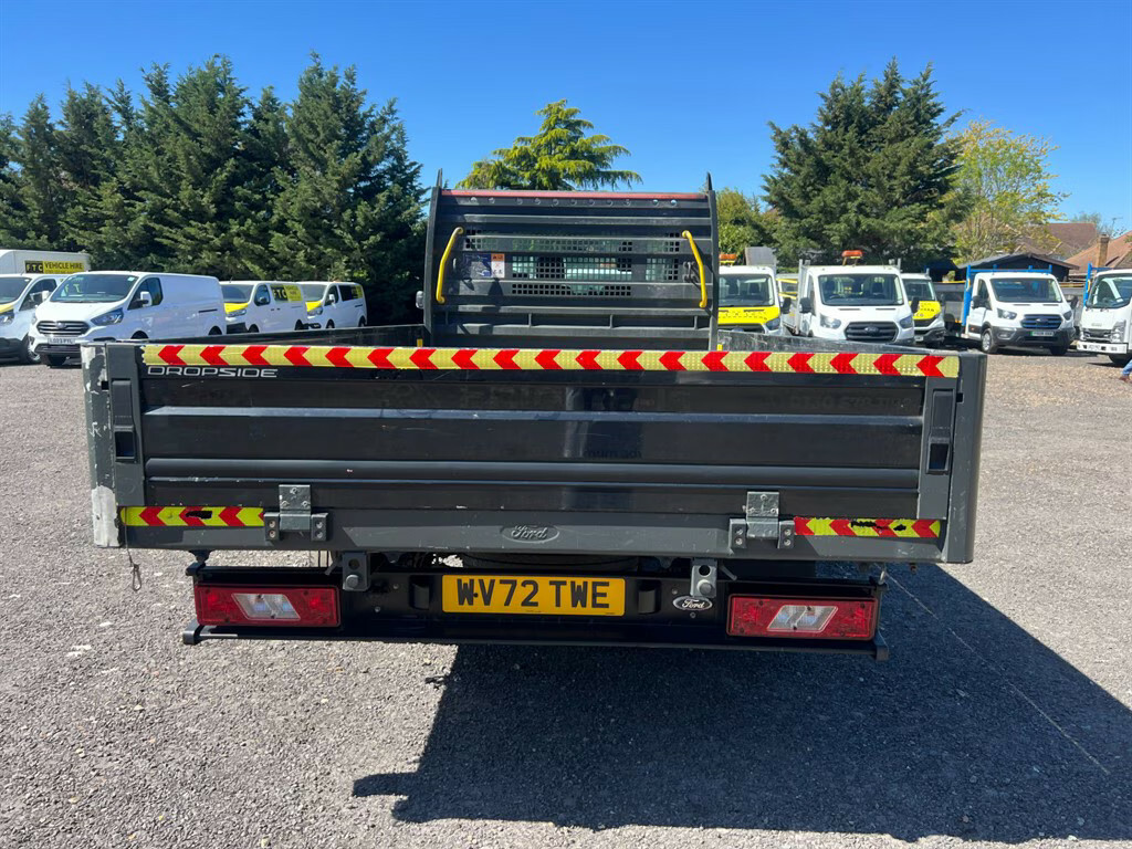 Ford Transit Custom 350 Leader Dropside Ecoblue Dropside WV72TWE Black #6