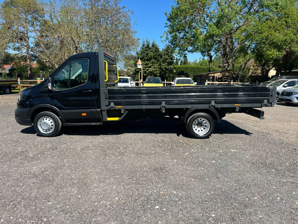 Ford Transit Custom 350 Leader Dropside Ecoblue Dropside WV72TWE Black #2