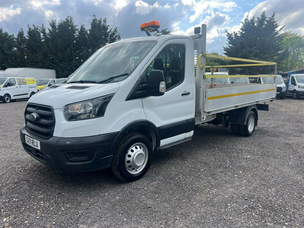 Ford Transit Custom 2.0 Ecoblue 130Ps Chassis Cab Chassis Cab M EA71RLU White #3
