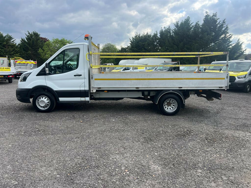 Ford Transit Custom 2.0 Ecoblue 130Ps Chassis Cab Chassis Cab M EA71RLU White #6