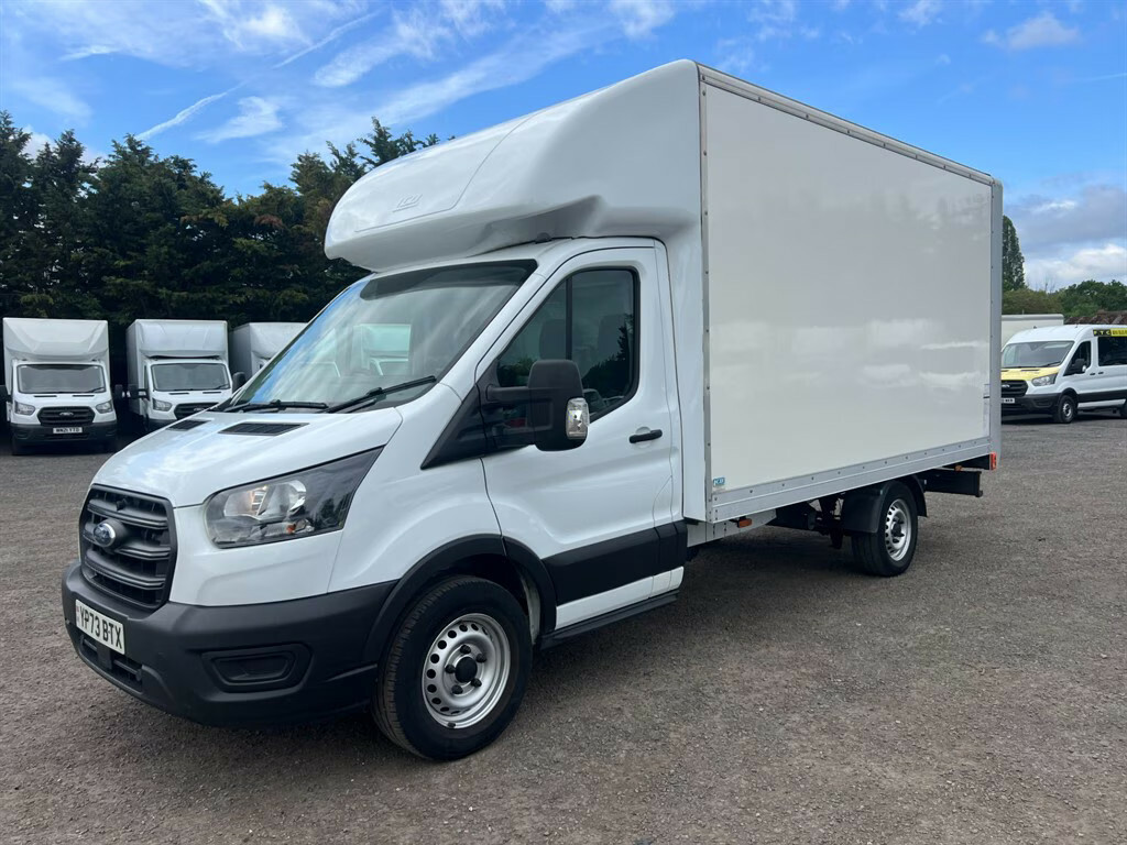 Ford Transit Custom 350Hd Leader Luton Ecoblue Luton Van YP73BTX White #2