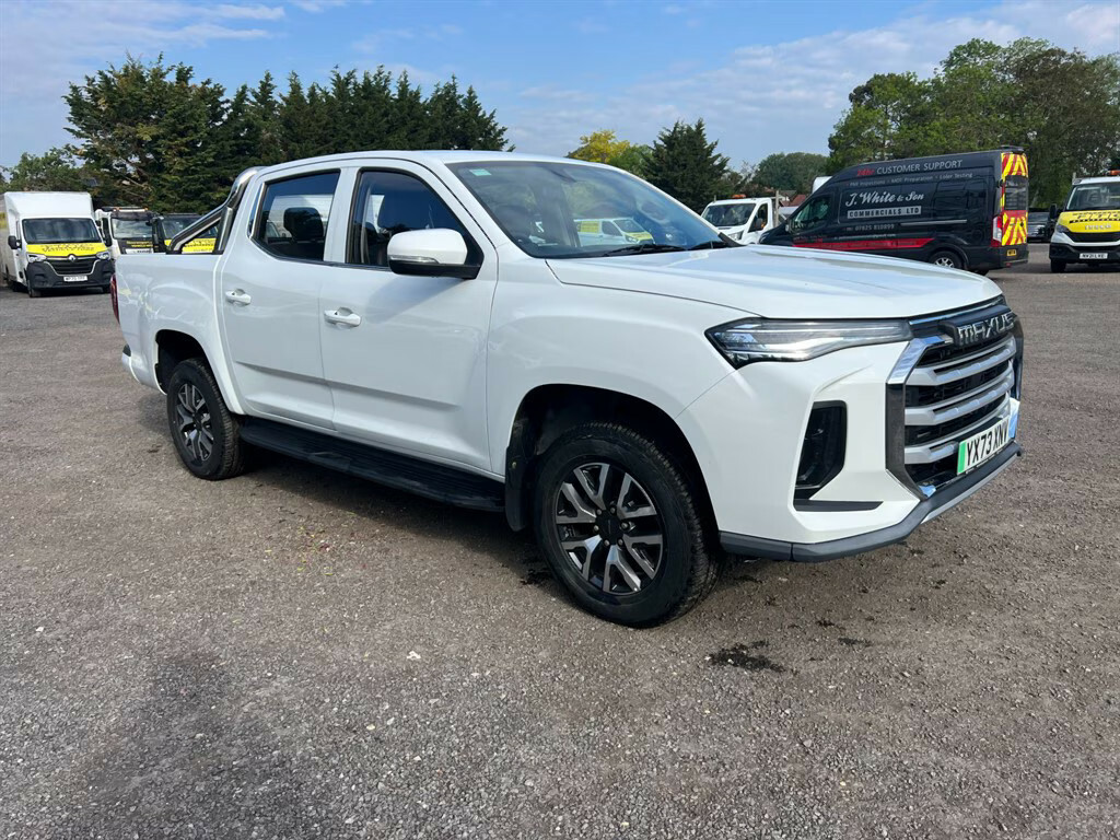 Maxus T90 130Kw Elite Double Cab Pickup 88.5Kwh Pick Up White #4