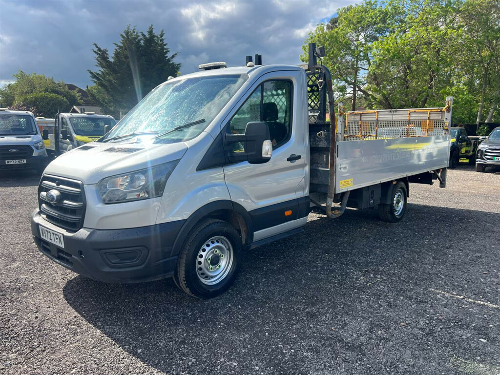 Ford Transit Custom 350Dropside Lwb With Tail Lift Dropside Ma WV72TFN Silver #5