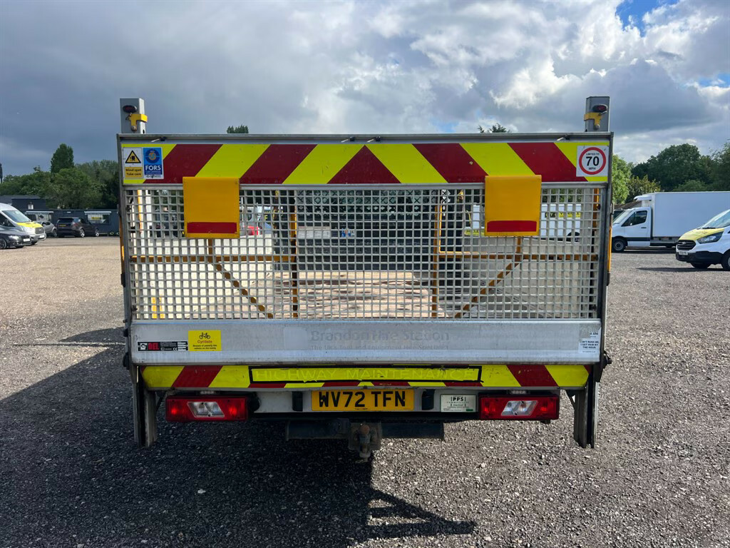 Ford Transit Custom 350Dropside Lwb With Tail Lift Dropside Ma WV72TFN Silver #6