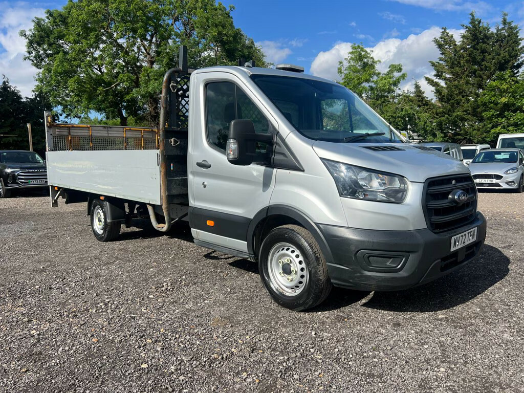 Ford Transit Custom 350Dropside Lwb With Tail Lift Dropside Ma Silver