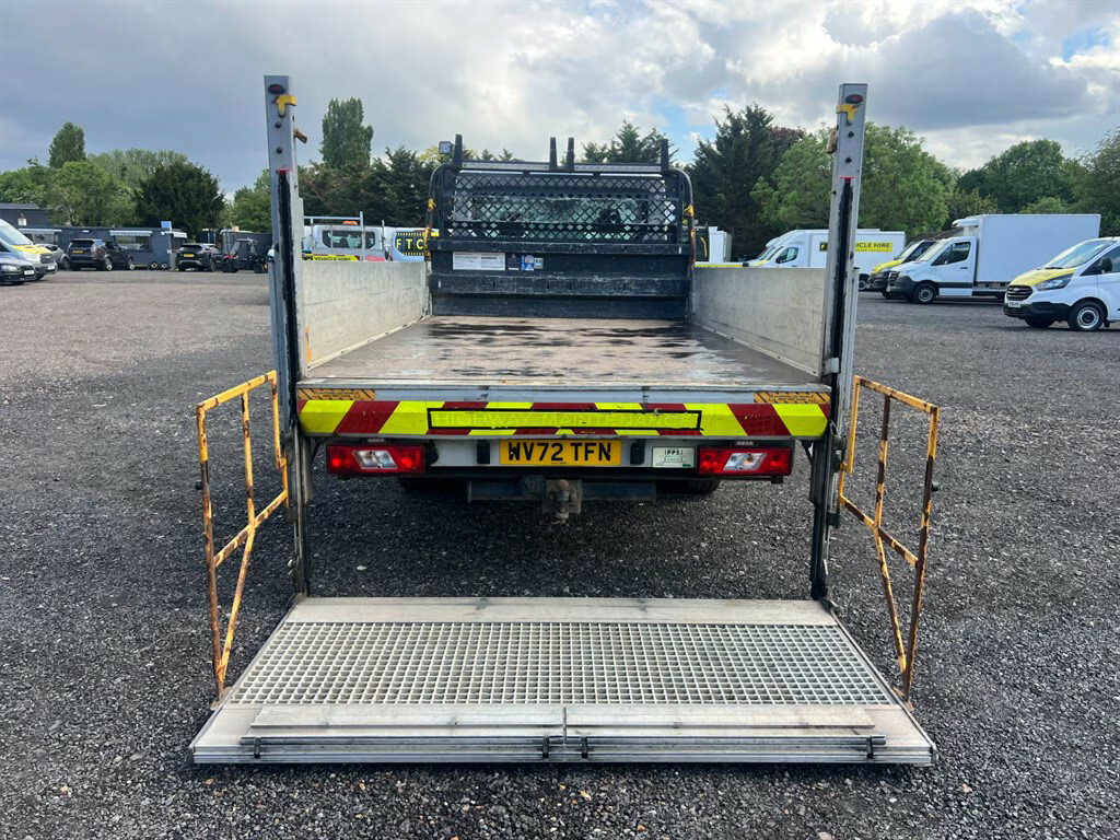 Ford Transit Custom 350Dropside Lwb With Tail Lift Dropside Ma WV72TFN Silver #4