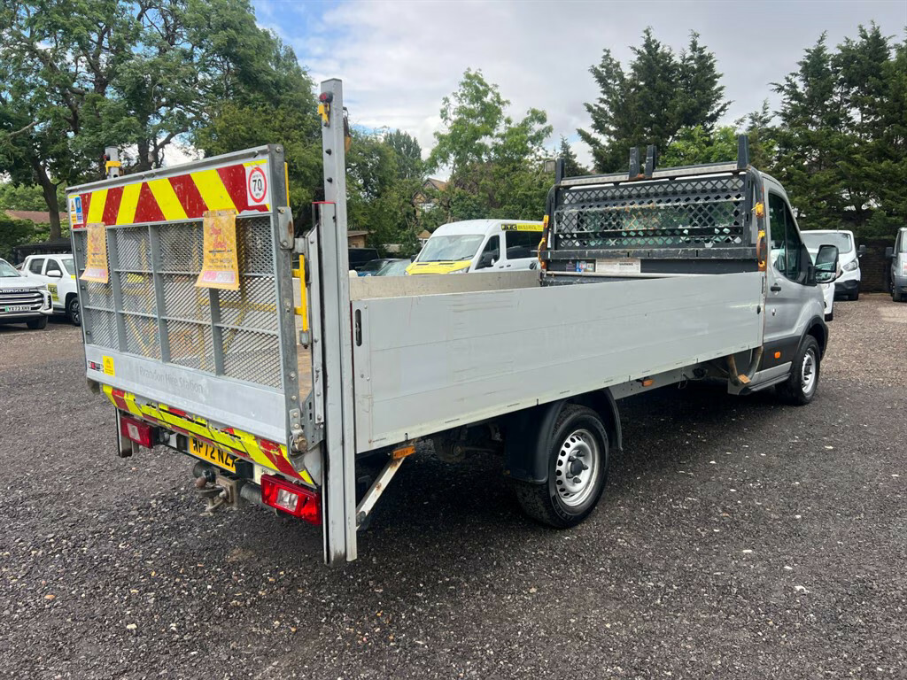 Ford Transit Custom Dropside Lwb Euro-6 With Tail Lift Dropside WP72NZX Silver #6
