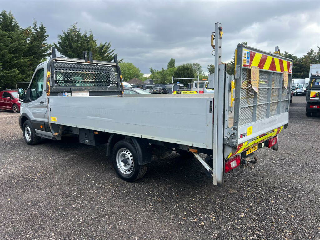 Ford Transit Custom Dropside Lwb Euro-6 With Tail Lift Dropside WP72NZX Silver #4